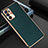 Coque Luxe Cuir Housse Etui GS1 pour Oppo Reno6 5G Vert