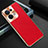 Coque Luxe Cuir Housse Etui GS1 pour Oppo Reno8 5G Rouge