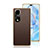 Coque Luxe Cuir Housse Etui GS2 pour Huawei Honor 90 Pro 5G Marron