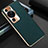 Coque Luxe Cuir Housse Etui GS3 pour Huawei P60 Vert