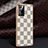 Coque Luxe Cuir Housse Etui JB1 pour Oppo Reno6 Pro 5G India Blanc