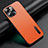 Coque Luxe Cuir Housse Etui JB3 pour Apple iPhone 13 Pro Orange