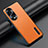 Coque Luxe Cuir Housse Etui JB3 pour Huawei Honor 70 5G Orange