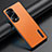 Coque Luxe Cuir Housse Etui JB3 pour Huawei Honor 70 Pro 5G Orange