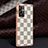 Coque Luxe Cuir Housse Etui JB4 pour OnePlus 9 5G Blanc