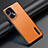 Coque Luxe Cuir Housse Etui JB4 pour Oppo Find X5 5G Orange