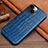 Coque Luxe Cuir Housse Etui L01 pour Apple iPhone 13 Bleu