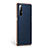 Coque Luxe Cuir Housse Etui L02 pour Oppo Find X2 Neo Bleu