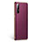 Coque Luxe Cuir Housse Etui L02 pour Oppo Find X2 Neo Violet
