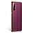 Coque Luxe Cuir Housse Etui L02 pour Oppo Reno3 Pro Violet