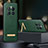 Coque Luxe Cuir Housse Etui LD2 pour Huawei Mate 50 Vert