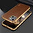 Coque Luxe Cuir Housse Etui LD3 pour Apple iPhone 15 Marron