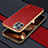 Coque Luxe Cuir Housse Etui LD3 pour Apple iPhone 15 Pro Rouge