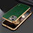 Coque Luxe Cuir Housse Etui LD3 pour Apple iPhone 15 Vert