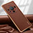 Coque Luxe Cuir Housse Etui LD3 pour Huawei Mate 60 Marron