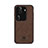 Coque Luxe Cuir Housse Etui LS1 pour Oppo Reno11 Pro 5G Marron