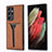 Coque Luxe Cuir Housse Etui M02T pour Samsung Galaxy S23 Ultra 5G Marron
