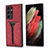 Coque Luxe Cuir Housse Etui M02T pour Samsung Galaxy S23 Ultra 5G Rouge