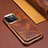 Coque Luxe Cuir Housse Etui MT1 pour Apple iPhone 15 Pro Marron