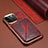 Coque Luxe Cuir Housse Etui MT1 pour Apple iPhone 15 Pro Rouge