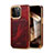 Coque Luxe Cuir Housse Etui MT2 pour Apple iPhone 15 Pro Max Rouge