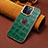 Coque Luxe Cuir Housse Etui MT3 pour Apple iPhone 14 Pro Max Vert