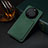 Coque Luxe Cuir Housse Etui MT4 pour Huawei Mate 60 Pro Vert