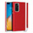 Coque Luxe Cuir Housse Etui N01 pour Huawei P40 Rouge