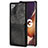 Coque Luxe Cuir Housse Etui N02 pour Samsung Galaxy Note 20 5G Noir