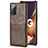 Coque Luxe Cuir Housse Etui N02 pour Samsung Galaxy Note 20 5G Petit