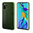 Coque Luxe Cuir Housse Etui P02 pour Huawei P30 Pro Vert