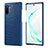 Coque Luxe Cuir Housse Etui P02 pour Samsung Galaxy Note 10 Plus 5G Bleu