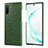 Coque Luxe Cuir Housse Etui P02 pour Samsung Galaxy Note 10 Plus 5G Vert