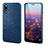 Coque Luxe Cuir Housse Etui P03 pour Huawei P20 Bleu