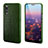 Coque Luxe Cuir Housse Etui P03 pour Huawei P20 Pro Vert