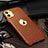 Coque Luxe Cuir Housse Etui pour Apple iPhone 11 Marron