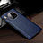 Coque Luxe Cuir Housse Etui pour Huawei Mate 30 5G Bleu