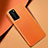 Coque Luxe Cuir Housse Etui pour Huawei P40 Orange