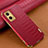 Coque Luxe Cuir Housse Etui pour Oppo A76 Rouge