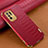 Coque Luxe Cuir Housse Etui pour Oppo A94 5G Rouge