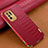 Coque Luxe Cuir Housse Etui pour Oppo A95 5G Rouge