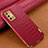 Coque Luxe Cuir Housse Etui pour Oppo F19s Rouge