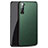 Coque Luxe Cuir Housse Etui pour Oppo Reno3 Vert