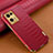 Coque Luxe Cuir Housse Etui pour Oppo Reno7 4G Rouge