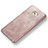 Coque Luxe Cuir Housse Etui pour Samsung Galaxy C7 Pro C7010 Or Rose