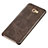 Coque Luxe Cuir Housse Etui pour Samsung Galaxy C9 Pro C9000 Marron