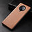 Coque Luxe Cuir Housse Etui pour Vivo Nex 3 Orange