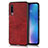 Coque Luxe Cuir Housse Etui pour Xiaomi Mi 9 Lite Rouge