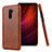 Coque Luxe Cuir Housse Etui pour Xiaomi Pocophone F1 Marron