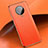 Coque Luxe Cuir Housse Etui pour Xiaomi Redmi K30 Pro Zoom Orange